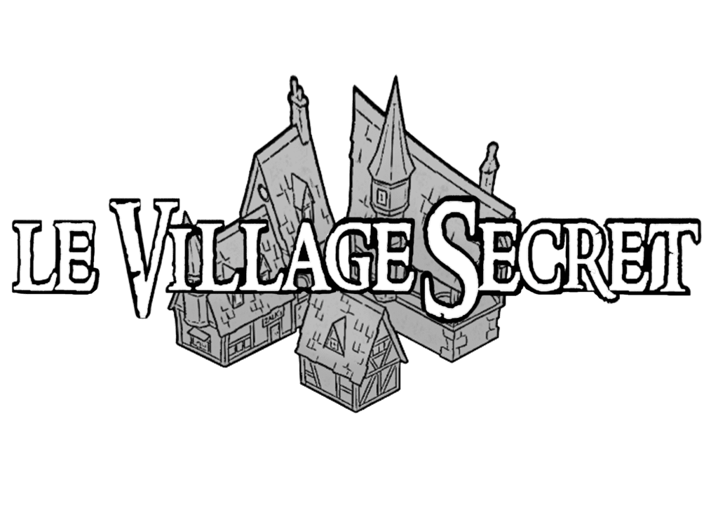 Logo sans les informations des services du Village Secret - escape game Strasbourg